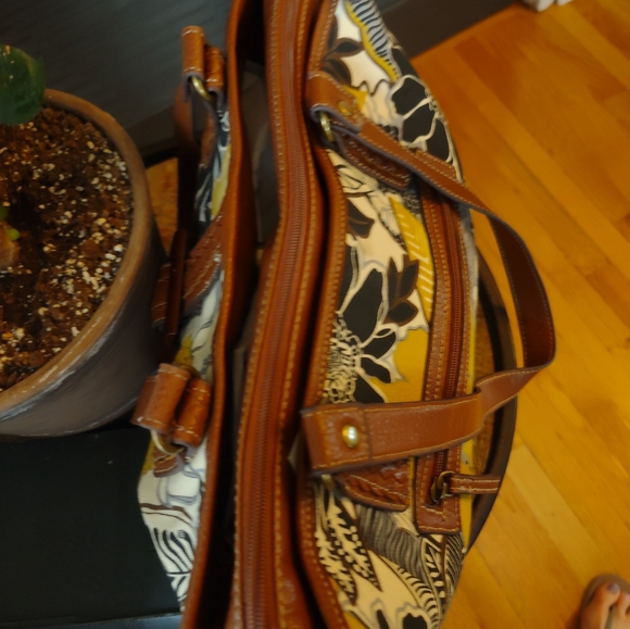 🦚 GAL Flowered Satchel - Picture 4 of 6